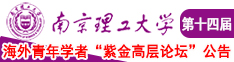 看艹逼网南京理工大学第十四届海外青年学者紫金论坛诚邀海内外英才！